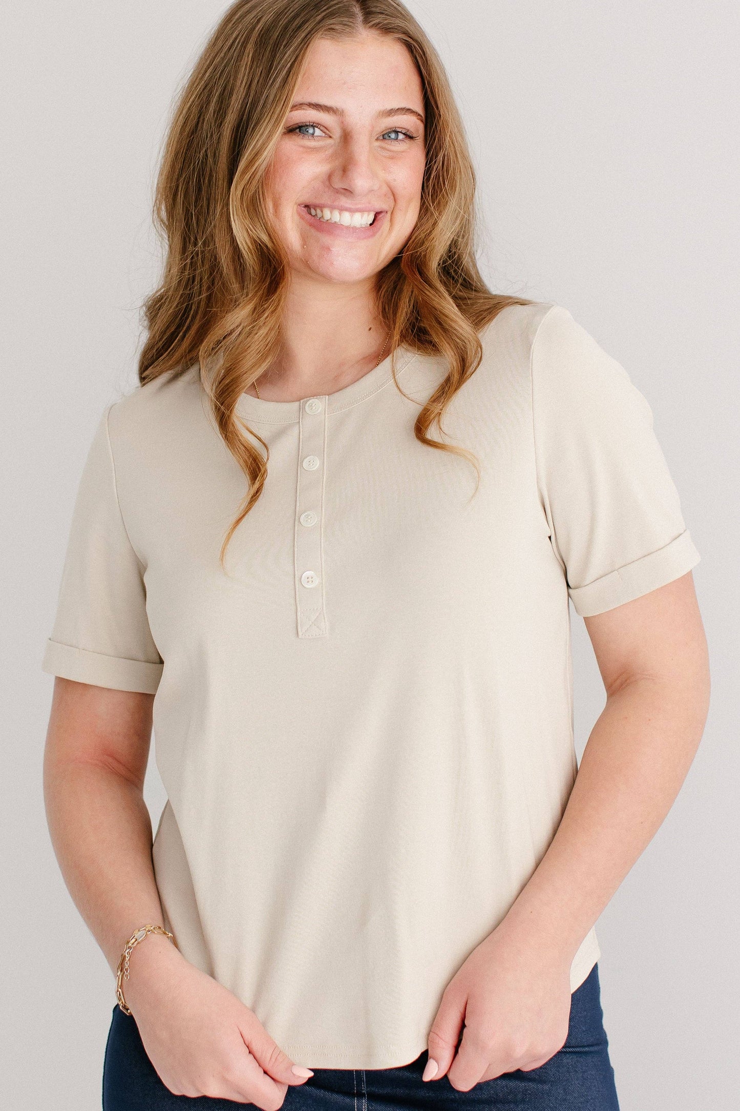 'Shay' Henley Top