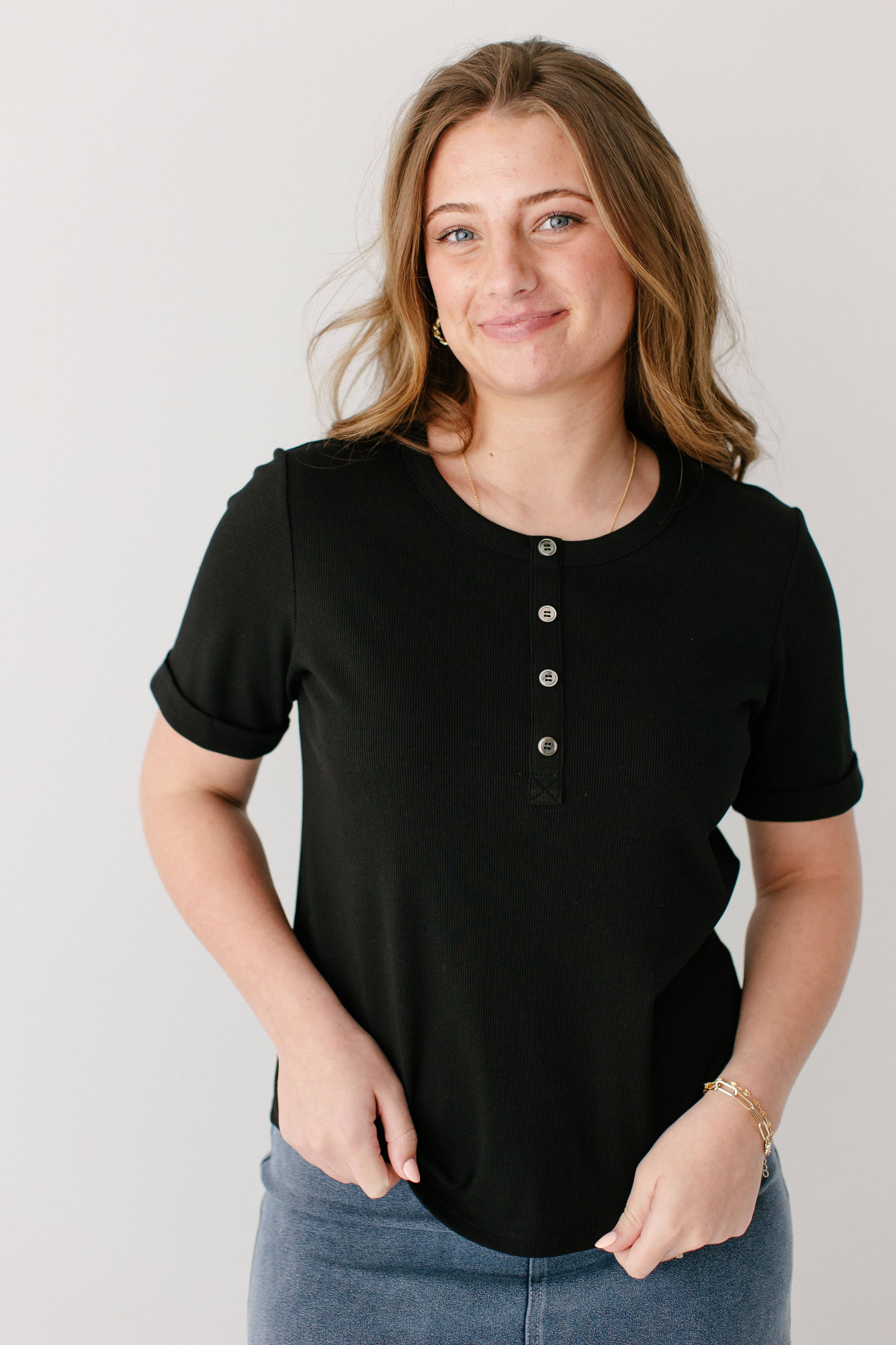'Shay' Henley Top