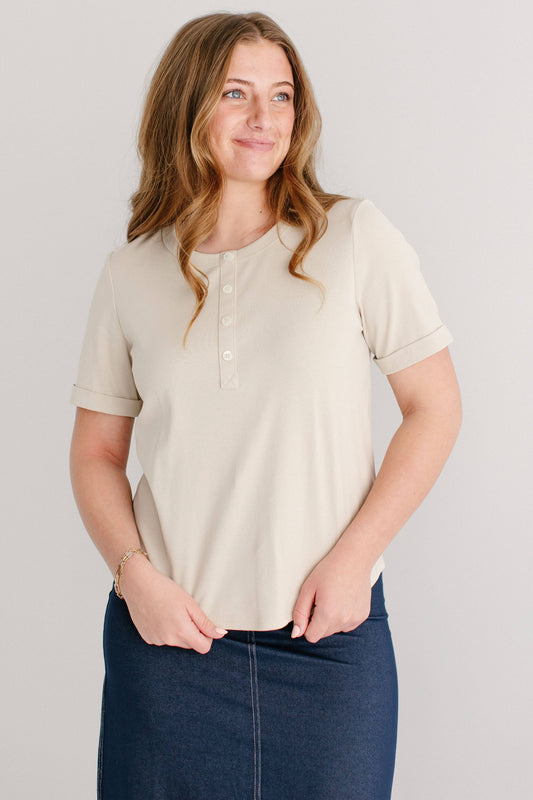 'Shay' Henley Top