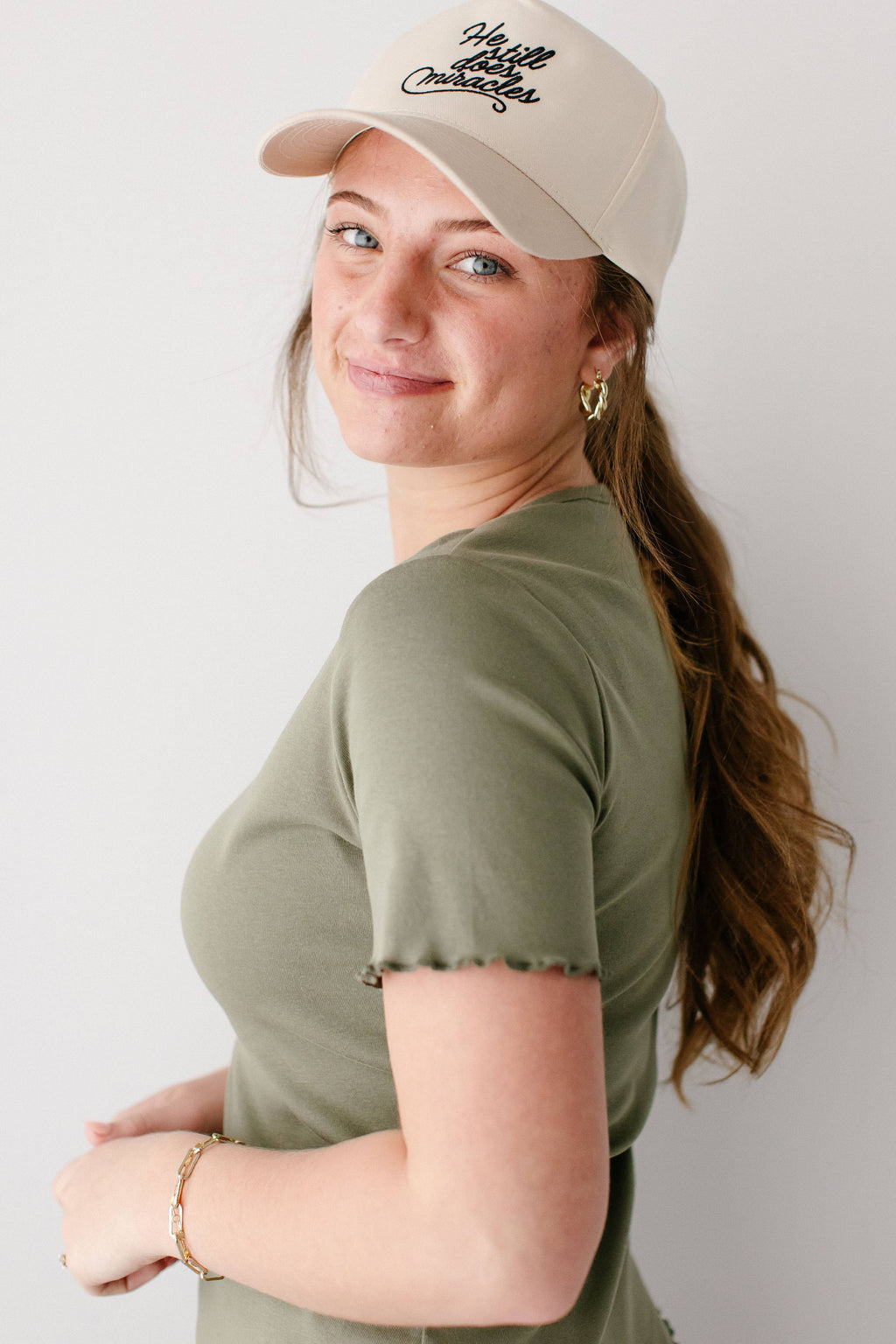 'Hillary' Lettuce Hem Top